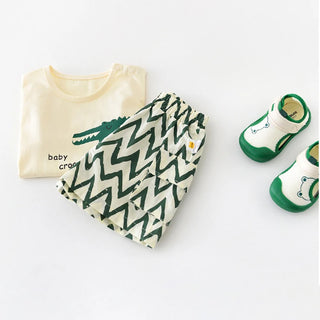 Baby Crocodile Shorts Set - RYAN AND REMI
