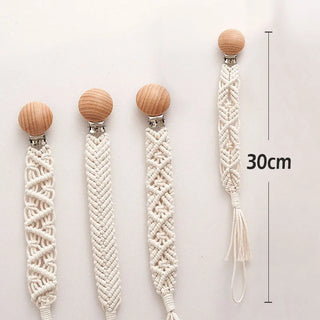 Cotton Tassel Pacifier Chain for Newborn - RYAN AND REMI