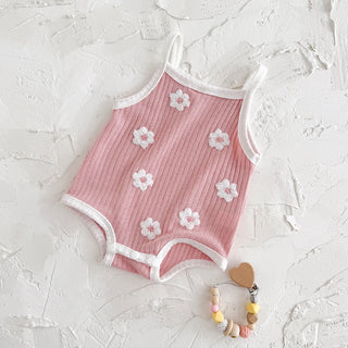 Breathable Camisole Flower Bodysuit - RYAN AND REMI