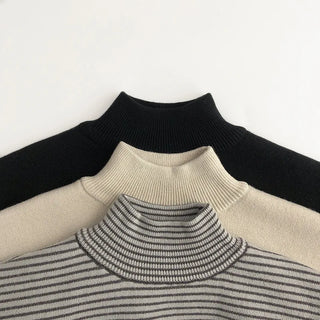 Fur Lined Turtleneck Sweater - RYAN AND REMI