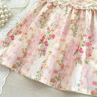 Pink Lace Bow Sister Outfit - RYAN AND REMI