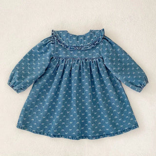 Printed Denim Sister Outfit - RYAN AND REMI