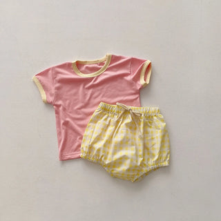 Checkered Playtime Shorts Set - RYAN AND REMI