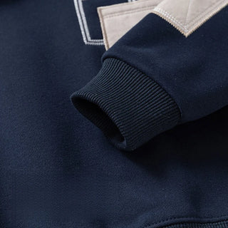 Denim Collar Sweatshirt - RYAN AND REMI