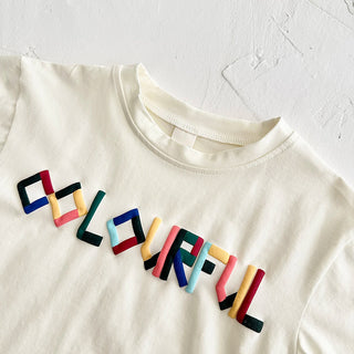 Colorful Stripe Shorts Set - RYAN AND REMI