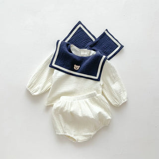 Nautical Bear Top Shorts Set - RYAN AND REMI