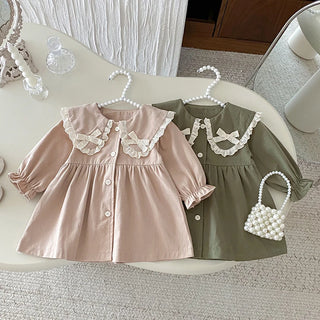 Double Bow Collar Dress - RYAN AND REMI