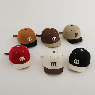 Letter M Peaked Cap - RYAN AND REMI