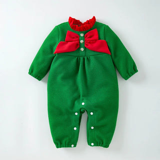 Christmas Ribbon Romper - RYAN AND REMI