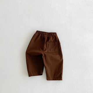 Elastic Waist Casual Pants - RYAN AND REMI
