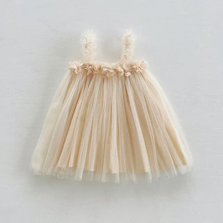 3D Flower Mesh Dress - RYAN AND REMI