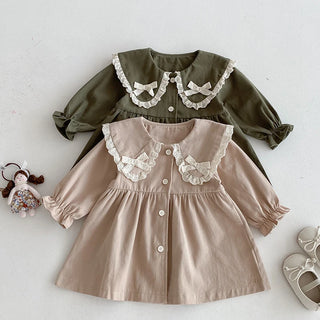 Double Bow Collar Dress - RYAN AND REMI