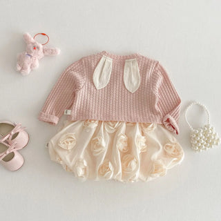 Rose Dress Cardigan Outfit - RYAN AND REMI