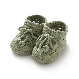 Newborn Handmade Crochet Baby Shoes - RYAN AND REMI