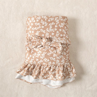 Baby Ruffle Swaddle Blanket - RYAN AND REMI