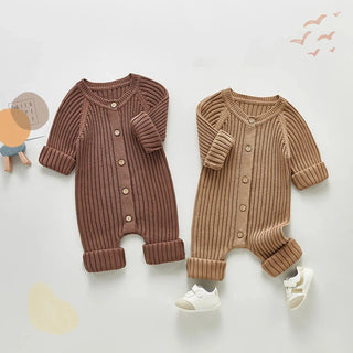 Cozy Long Sleeve Knitted Jumpsuit - RYAN AND REMI