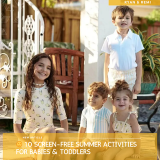 🌞 10 Screen-Free Summer Activities for Babies & Toddlers