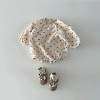 Plaid Hearts Girls Romper - RYAN AND REMI