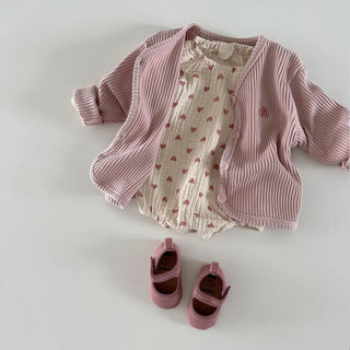 Plaid Hearts Girls Romper - RYAN AND REMI