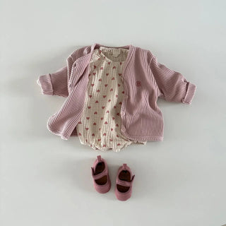 Plaid Hearts Girls Romper - RYAN AND REMI