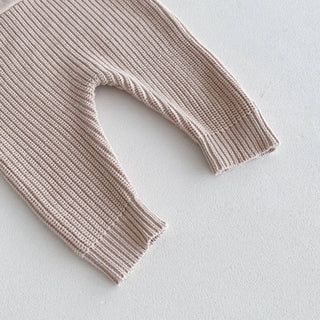 Front Pocket Cable Knitted Jumpsuit