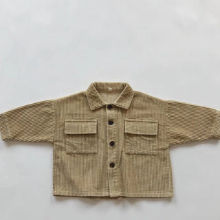 Corduroy Pocketed Jacket - RYAN AND REMI
