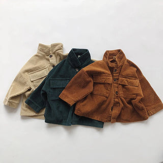 Corduroy Pocketed Jacket - RYAN AND REMI
