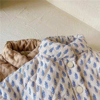 Printed Padded Quilted Jacket - RYAN AND REMI