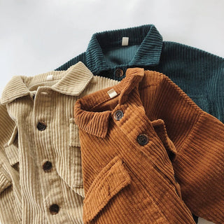 Corduroy Pocketed Jacket - RYAN AND REMI