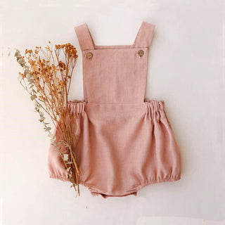 Sleeveless Baby Girls One-Piece Romper - RYAN AND REMI