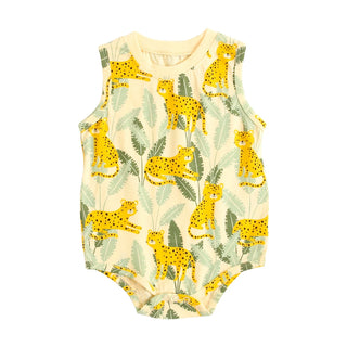 Sanlutoz Cotton Toddler Boys Summer Sleeveless Bodysuits Casual Infants Boys Animal Clothes - RYAN AND REMI