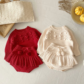 Elegant Knitted Sweater Outfit