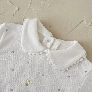 1-3 Years Toddler Girl 2Pcs Set Floral Embroidery Sweatshirt + Flare Pants Casual Daily Outfit for Baby Girls - RYAN AND REMI