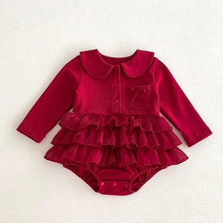 Newborn Christmas Fashion Rompers
