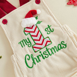 Backless Christmas Romper