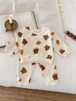 Teddy Bear Croissant Jogger Set