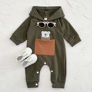 Bear Pocket Jumpsuit - RYAN AND REMI