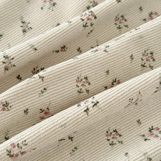 1-3 Years Baby Girl Romper Newborn Infant Sleeveless Floral Print Knit Overalls Corduroy Jumpsuit Baby Costumes - RYAN AND REMI