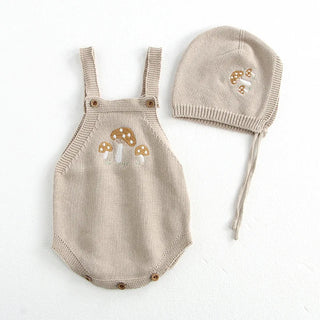 Mushroom Embroidery Cardigan Outfit