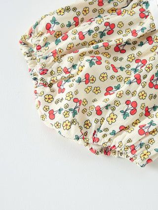 Korean version of soft lace baby carrier bag for little girls - cute little cherry - style baby outfits - RYAN AND REMI
