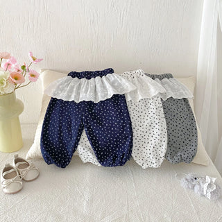 Lace Ruffle Lounge Pants - RYAN AND REMI