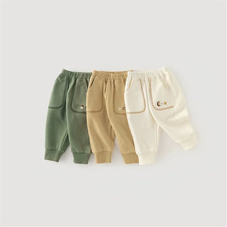 Fuzzy Embroidered Jogger Set - RYAN AND REMI