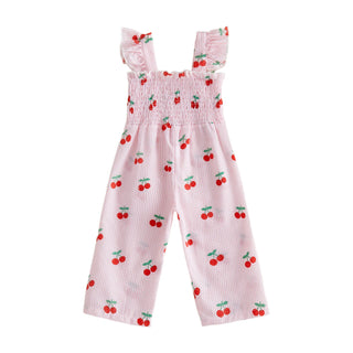 Sweet Strawberry Cherry Jumpsuit
