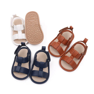 Baby Shoes Summer Sandal Soft PU Casual Walking Shoes Newborn Toddler 0-91-8 Months Boys and Girls 2024 New Baby Fashion BBW4011 - RYAN AND REMI