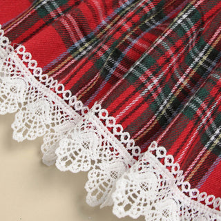 Plaid Christmas Flare Dress Red / 2-3T Plaid Christmas Flare Dress Red / 2-3T