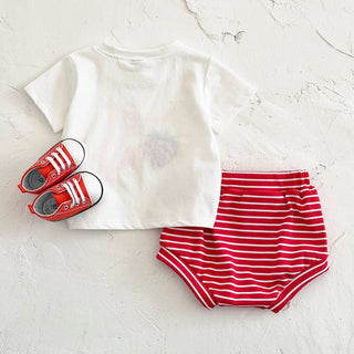Striped Shorts Fruit Set - RYAN AND REMI