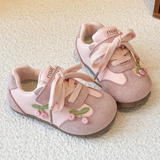 Pink Cherry Patch Sneakers