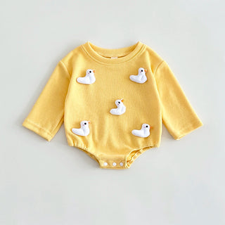3D Cartoon Mushroom Duck Bodysuit - RYAN AND REMI