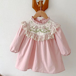 Pink Garden Ruffle Dress