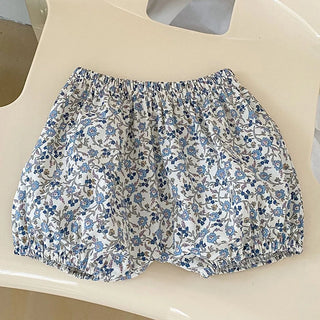 Summer Baby Girls Short Sleeve Pure Color T-shirt +Printing Shorts Suit Sweet Baby Girls Clothes Infant Baby Girls Clothing Suit - RYAN AND REMI